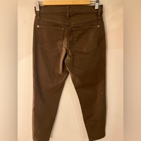 Second Yoga Jeans Straight Leg Green Jeans 26 GUC - Picture 9 of 9